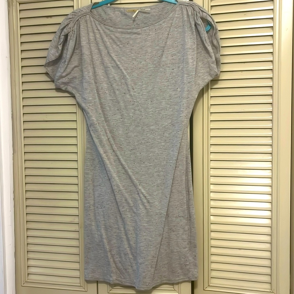 Max studio casual grey tee shirt dress